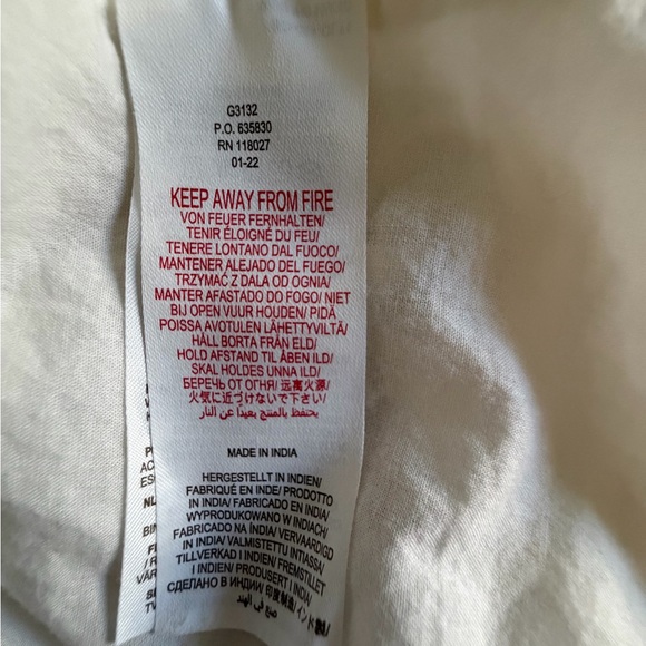 Mini Boden Nostalgic Tiered Cream Dress With Colorful Embroidery - Picture 14 of 14